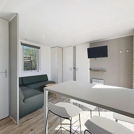 بيت للعطل Mobil-home 4* Grand Confort, 200m Plage, Piscine, Fitness, Parking, Menage Inclus, Wi-fi Gratuit - Fr-1-361a-75 جولوفيل ليه باه